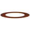 vidaXL adatto per Anello d'Albero Piatto Ruggine &Oslash;60/90 cm