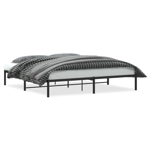 vidaXL Giroletto in Metallo Nero 200x200 cm