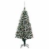 vidaXL Albero di Natale Artificiale con LED e Set di Palline e Pigne 240 cm
