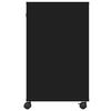 vidaXL Supporto per Stampante con Ruote Nero 60x40x68,5 cm