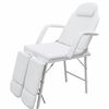 vidaXL Lettino da Massaggio Portatile in Similpelle 185x78x76cm Bianco