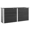 vidaXL Fioriera Rialzata da Giardino 200x50x91 cm in WPC Grigio