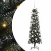 vidaXL Albero di Natale artificiale con 150 LED Verde 150 cm