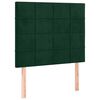 vidaXL Giroletto senza Materasso Verde Scuro 80x200 cm in Velluto