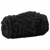 vidaXL Coperte da Pile 6 pcs Nero 270 x 240 cm Panno