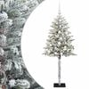 vidaXL Albero di Natale Artificiale con Palline 120 cm 150 LED