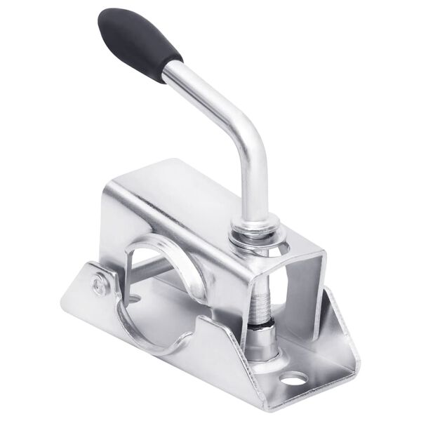 vidaXL Morsetti per Ruotino 2pz 13,5x6,5x14 cm Acciaio Zincato