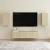 vidaXL Mobile TV Rovere Sonoma 30,5x30x60 cm in Legno Multistrato