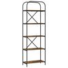 vidaXL Libreria 5 livelli 60 x 30 x 183 cm Legno ingegnerizzato