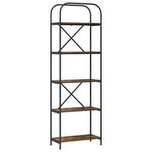 vidaXL Libreria 5 livelli 60 x 30 x 183 cm Legno ingegnerizzato