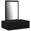 vidaXL Tavolo da Trucco Nero 60 x 40 x 70 cm Legno multistrato