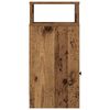 vidaXL Comodini 2 pz con Cassetto Legno Antico 25x31x66 cm