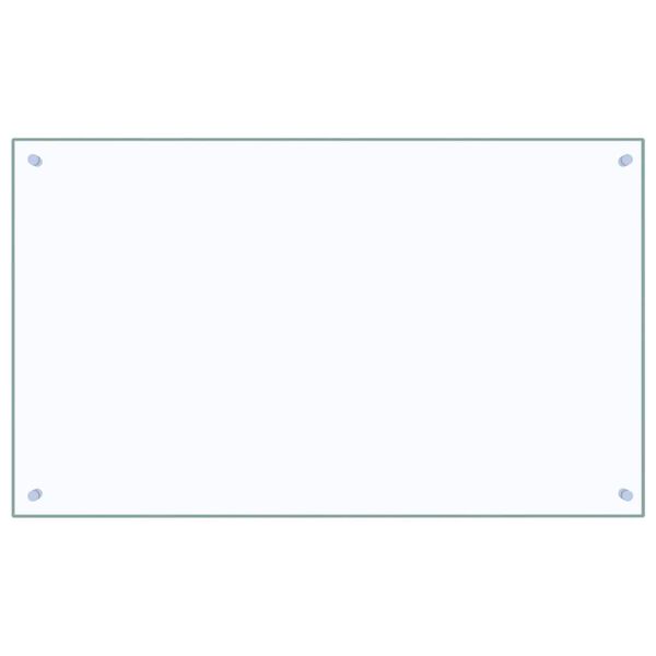 vidaXL Rivestimento da Cucina 2 pcs Trasparente 100 x 60 cm