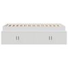 vidaXL Struttura letto con contenitore Bianco 90 x 200 cm