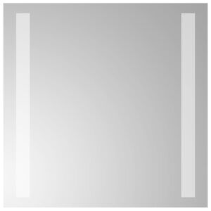 vidaXL Specchio da Bagno con Luci LED 30x30 cm