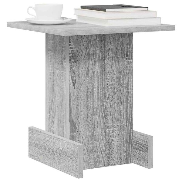 vidaXL Tavolino Grigio Sonoma 35,5 x 35 x 40 cm Legno multistrato