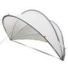 vidaXL Dome Piscina 405 x 405 x 192 cm Grigio e arancione