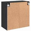 vidaXL Mobiletto a muro Rovere Nero 60 x 31 x 60 cm Legno multistrato