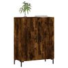 vidaXL Credenza Rovere Fumo 69,5x34x90 cm in Legno Multistrato
