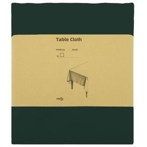 vidaXL Tovaglia da Tavolo 5 pz Verde Scuro 90 x 90 cm Poliestere