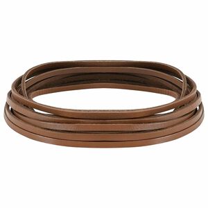 vidaXL Cinturino in pelle 1 Marrone 200 x 0,3 cm Pelle