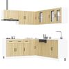vidaXL Set Mobili da Cucina 11 pz Kalmar Rovere Sonoma in Truciolato
