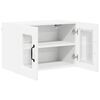 vidaXL Pensile cucina 2 pcs Bianco 60 x 31 x 40 cm Legno multistrato