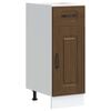 vidaXL Base da Cucina Kalmar Rovere Marrone in Legno Multistrato