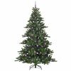 vidaXL Albero di Natale Artificiale con Rami Pieghevoli Verde 210 cm