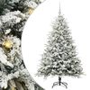 vidaXL Albero di Natale Artificiale Pre-illuminato con Set di Palline
