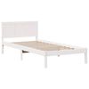 vidaXL Struttura del letto Bianco 100 x 200 cm Legno massello di pino