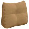 vidaXL Cuscino per Schiena Marrone 60 x 24 x 50 cm Velluto