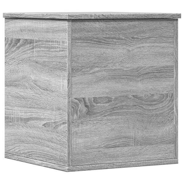 vidaXL Contenitore Grigio Sonoma 40x42x46 cm Legno Multistrato
