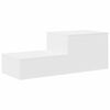 vidaXL Armadio 2 pcs Bianco 103 x 41 x 40 cm Legno multistrato