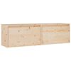 vidaXL Pensili 2 pz 60x30x35 cm in Legno Massello di Pino