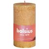 Bolsius Candele Rustiche a Colonna Shine 8 pz 100x50 mm Giallo Favo