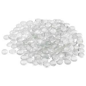 vidaXL Nugget di vetro 17-19 mm Trasparente Vetro