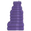 vidaXL Set di asciugamani 12 pezzi FROGN Viola 360 g/m&sup2;