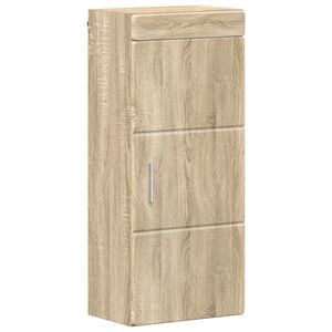 vidaXL Armadio da bagno a muro TULUM Rovere Sonoma 37 x 24,5 x 86 cm
