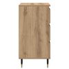 vidaXL Credenza rovere artigianale 35 x 40 x 70 cm Legno multistrato