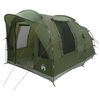 vidaXL Tenda a tunnel con tetto Verde Oliva 400 x 260 x 200 cm