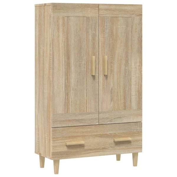 vidaXL Credenza Rovere Sonoma 70x31x115 cm in Legno Multistrato