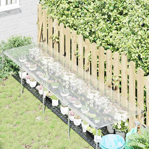 vidaXL Copertura per Piante con Occhielli 1x4 m in Polietilene