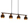 vidaXL Lampadario Nero 82 cm E14