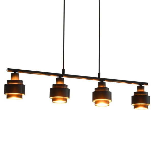 vidaXL Lampadario Nero 82 cm E14