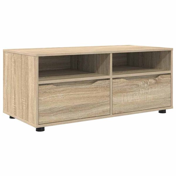 vidaXL Mobile TV Rovere Sonoma 100 x 48 x 43 cm Legno multistrato