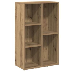 vidaXL Libreria Rovere Artigianale 50x25x80 cm in Legno Multistrato