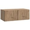 vidaXL Mobile Porta TV da Muro 59,5 x 41 x 30 cm Rovere Artigianale