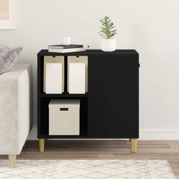 vidaXL Casa per Gatti Nero 72 x 42.5 x 70 cm Legno multistrato