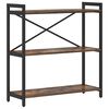 vidaXL Libreria Rovere fum&eacute; 80 x 30 x 85 cm Legno multistrato